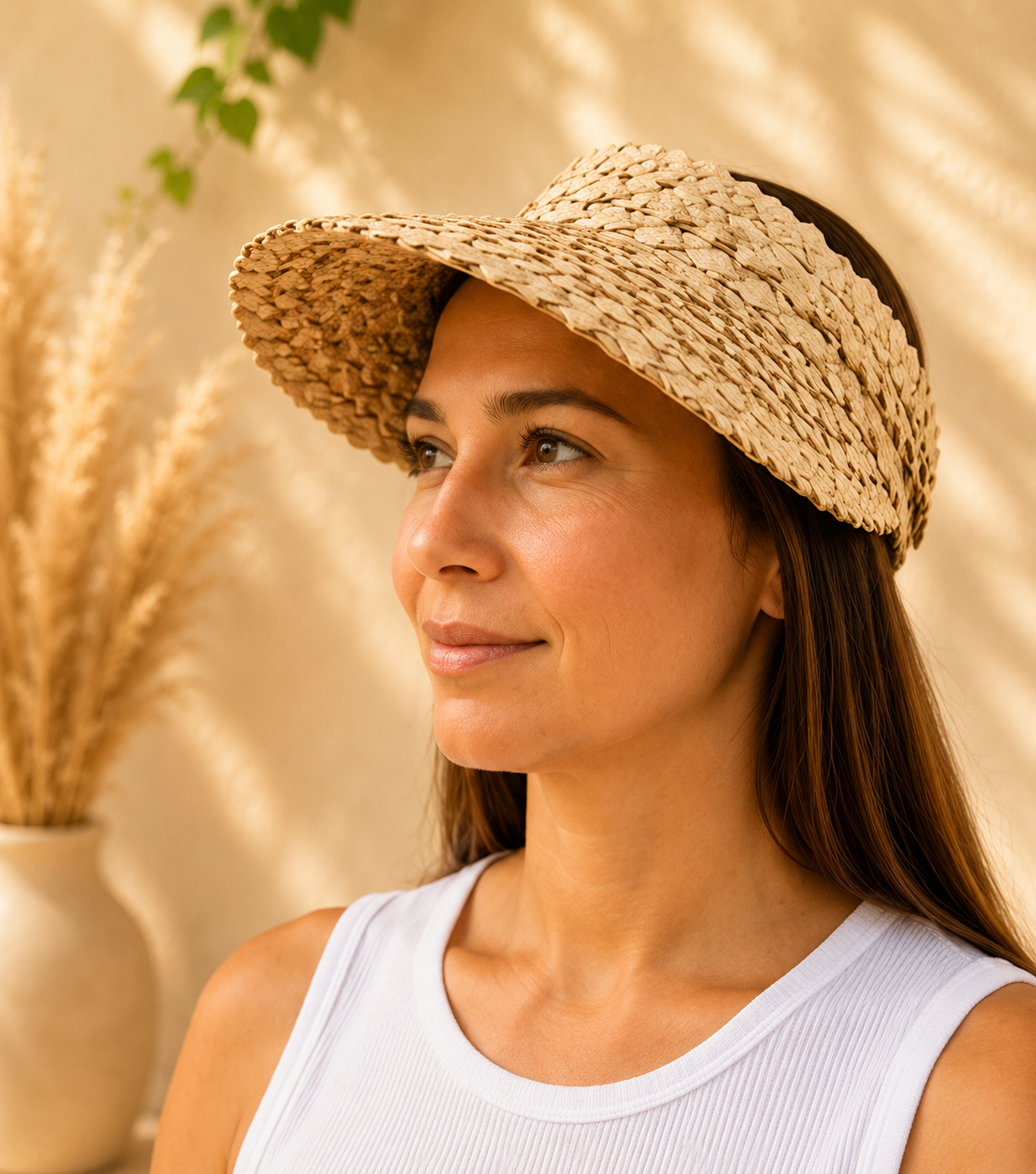 Bali Palm Sun Visor