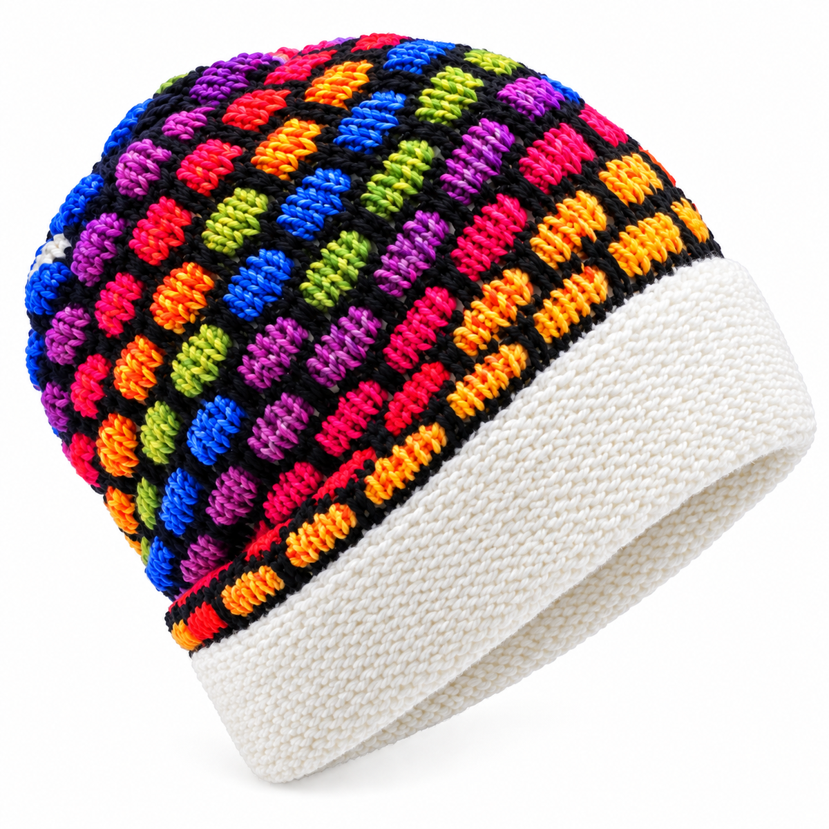 Alpaca Wool Beanie Hat HEX