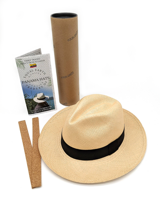 Natural Panama Hat & Travel Tube