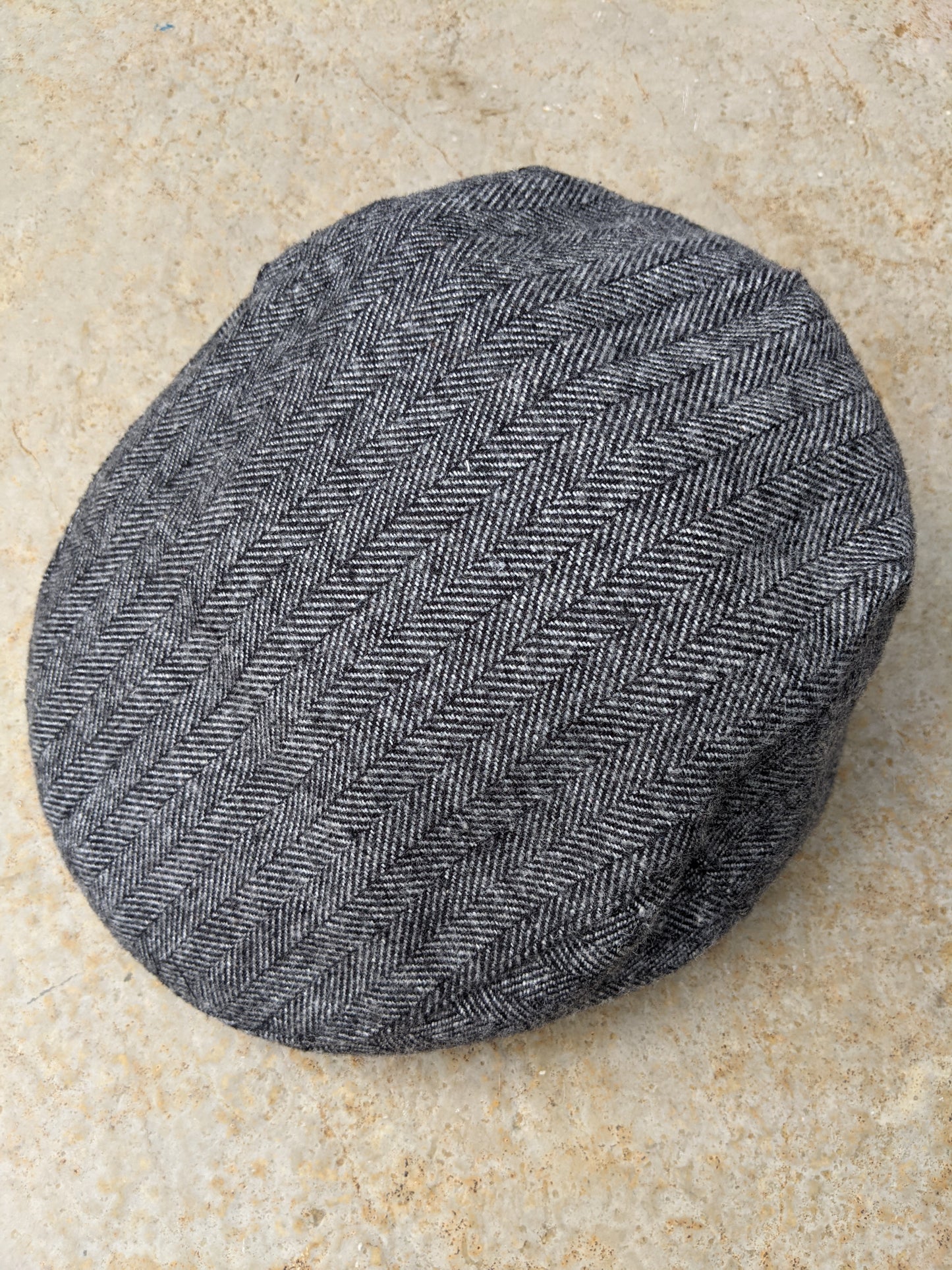 Wool Flat Cap - Tweed Silver