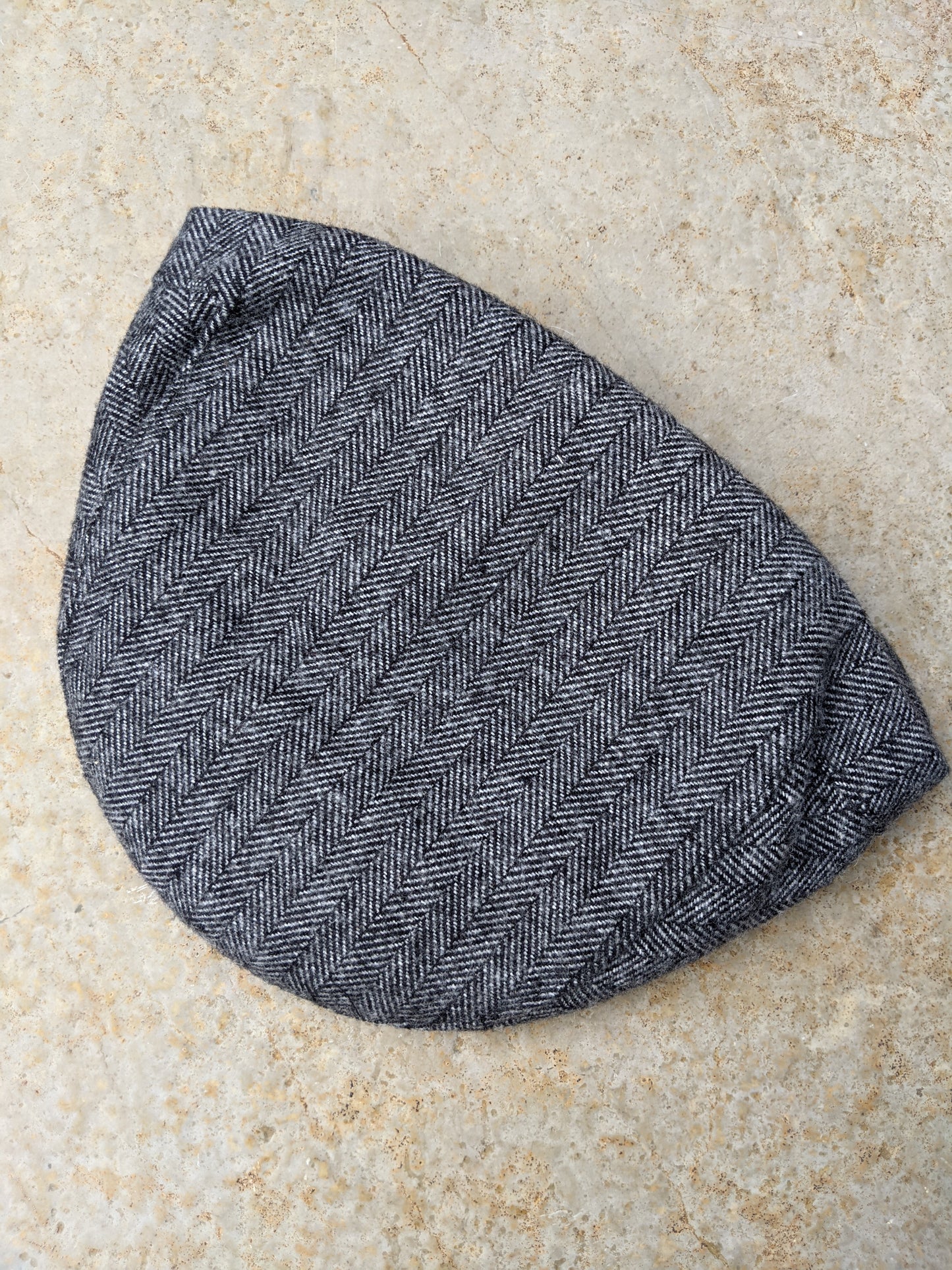 Wool Flat Cap - Tweed Silver