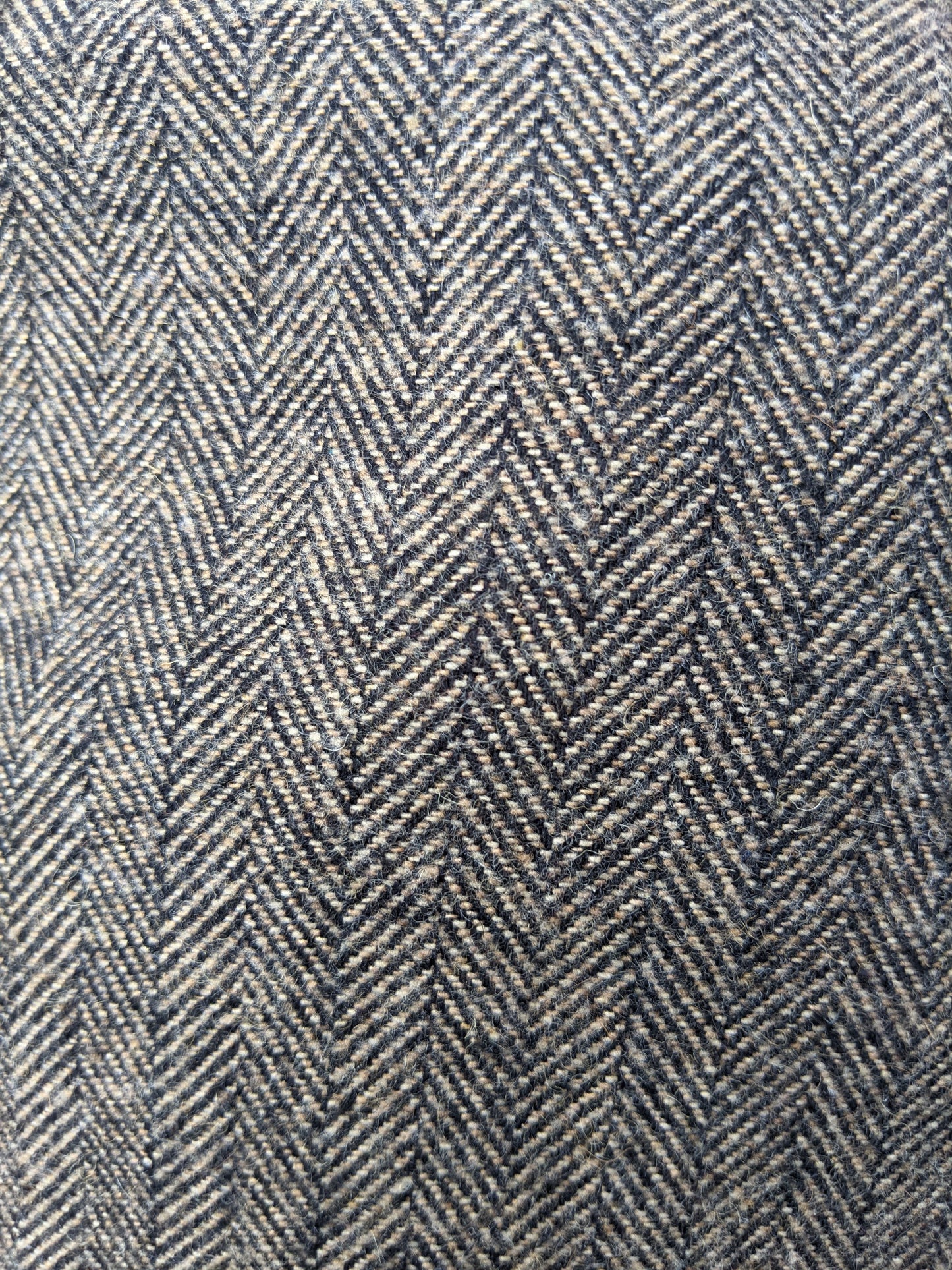 Wool Flat Cap - Tweed Brown